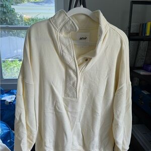 Aerie Cream Women's Pullover Sweater